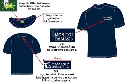 Camiseta malha personalizada