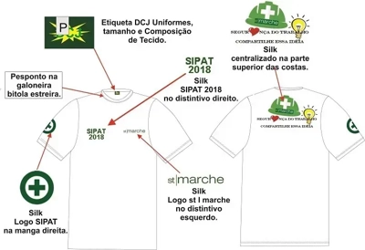 Camisetas promocionais em malhas